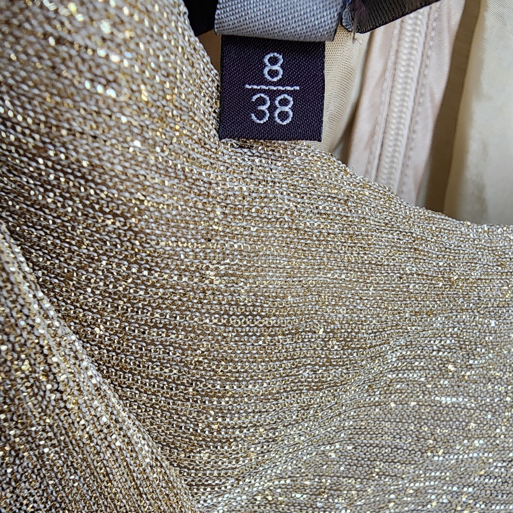 Talbot Runhof Off-The-Shoulder Gathered Metallic Voile Wide-Leg Jumpsuit… - Picture 5 of 16